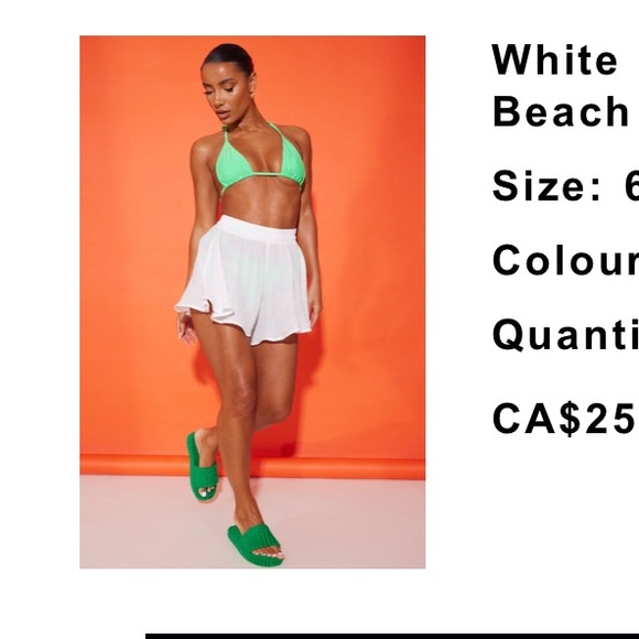 Linen Beach shorts - Picture 1 of 2